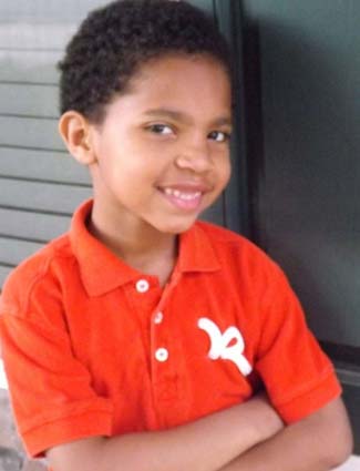 Little Nico smiling for the camera